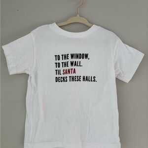 Kids White Graphic T-Shirt